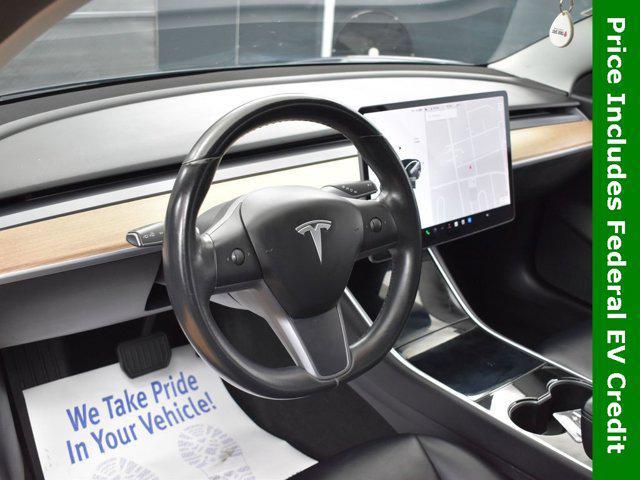 used 2018 Tesla Model 3 car, priced at $17,999