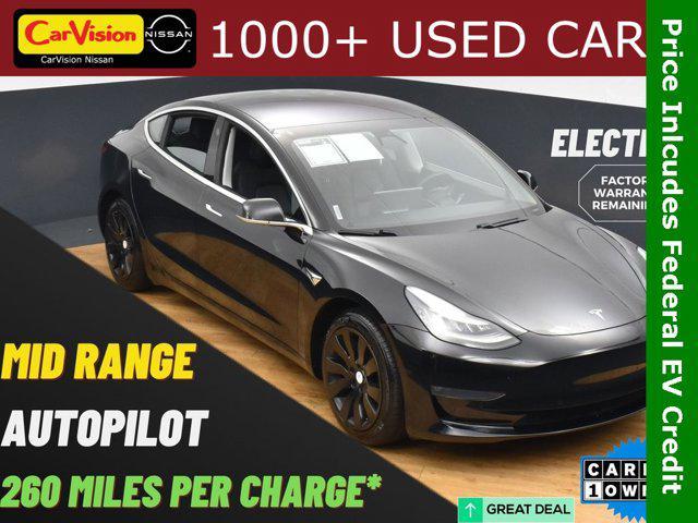 used 2018 Tesla Model 3 car, priced at $13,999