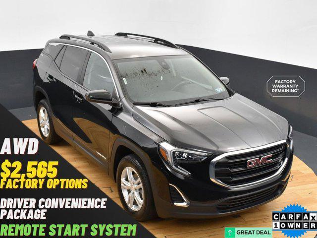 used 2021 GMC Terrain car, priced at $17,999