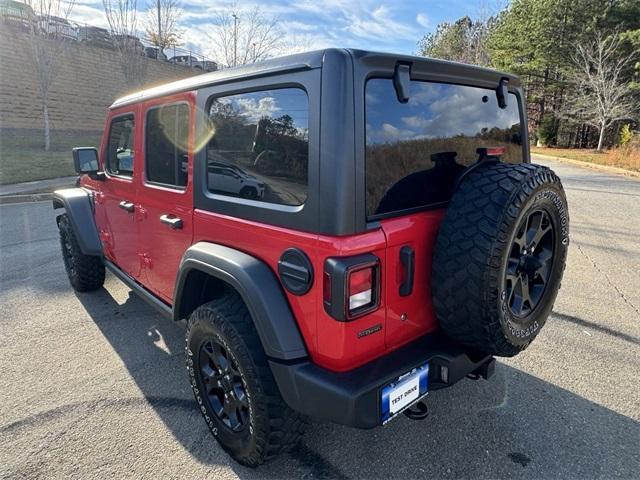 used 2021 Jeep Wrangler Unlimited car, priced at $32,595