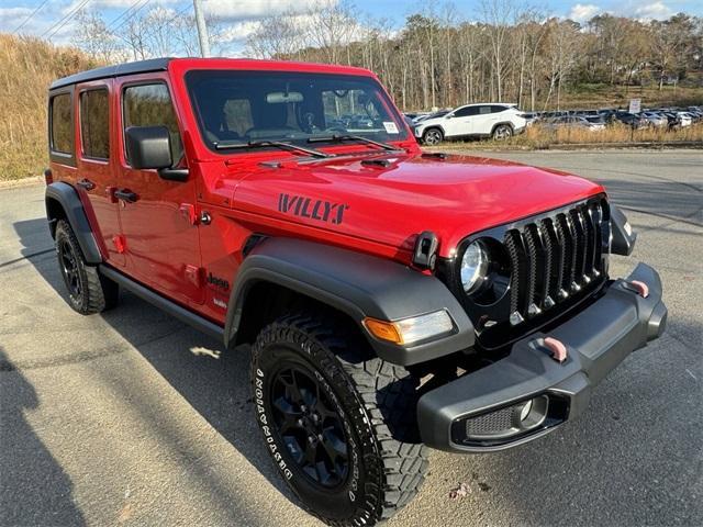 used 2021 Jeep Wrangler Unlimited car, priced at $32,595