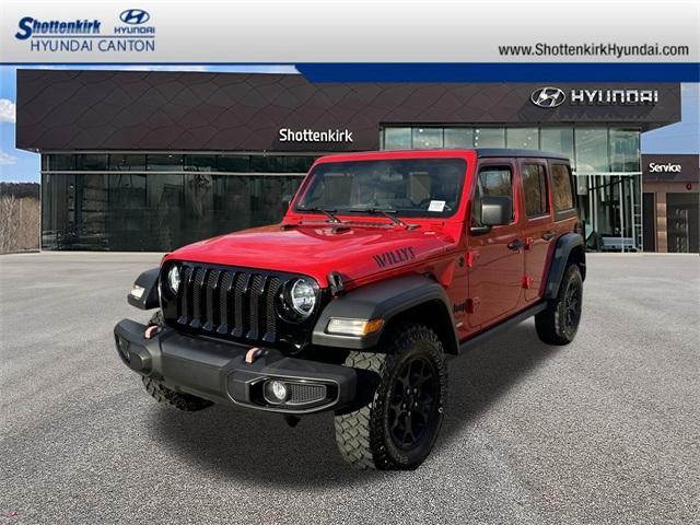 used 2021 Jeep Wrangler Unlimited car, priced at $32,595