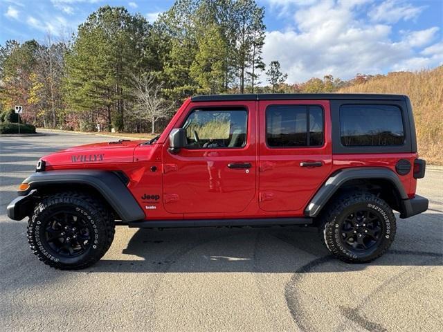 used 2021 Jeep Wrangler Unlimited car, priced at $32,595