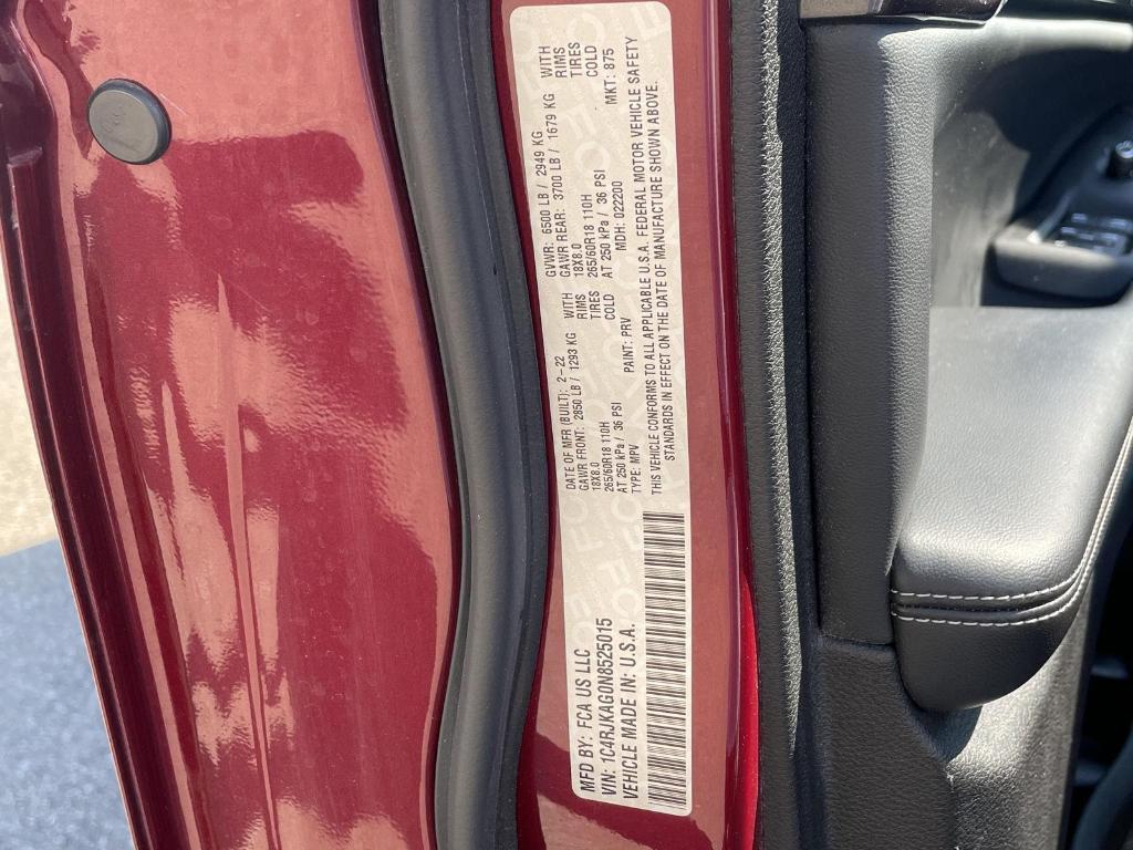 used 2022 Jeep Grand Cherokee L car, priced at $32,688