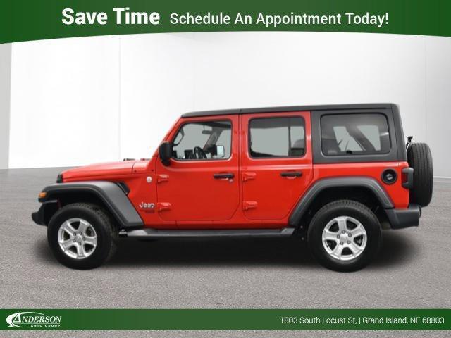 used 2020 Jeep Wrangler Unlimited car, priced at $29,134
