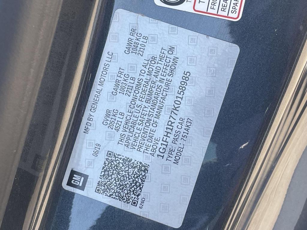 used 2019 Chevrolet Camaro car, priced at $33,657