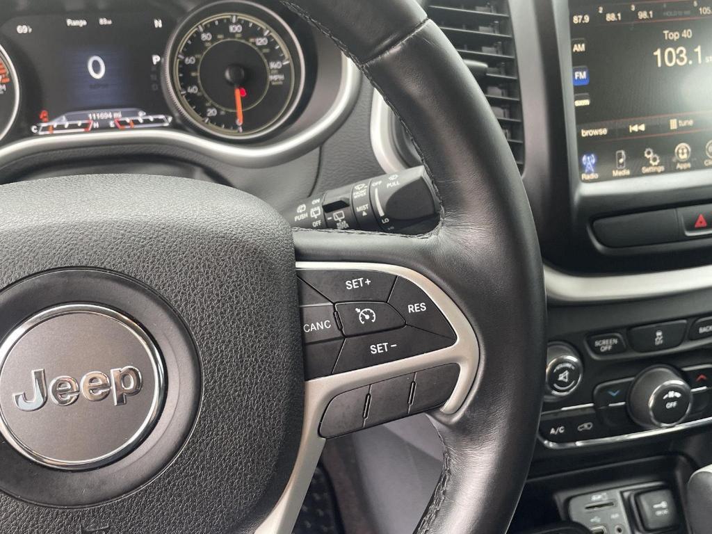 used 2017 Jeep Cherokee car, priced at $12,500