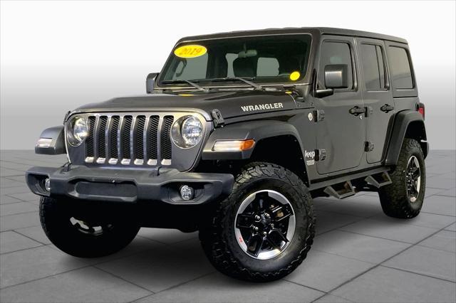 used 2019 Jeep Wrangler Unlimited car, priced at $26,488