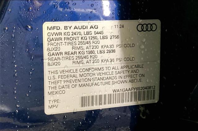 new 2025 Audi Q5 car, priced at $53,665