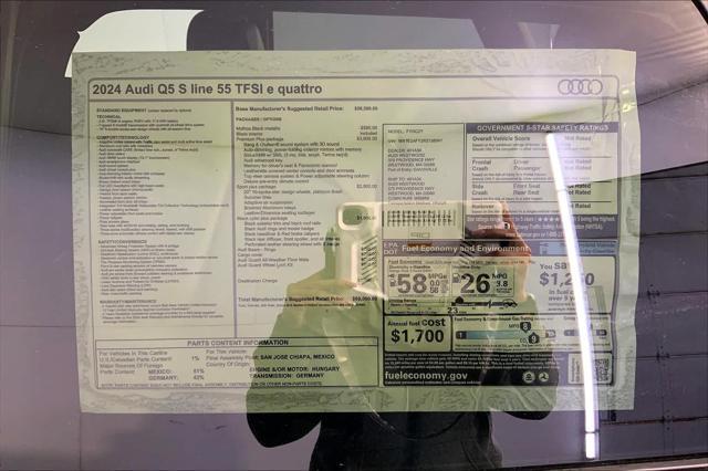 new 2024 Audi Q5 car, priced at $69,500