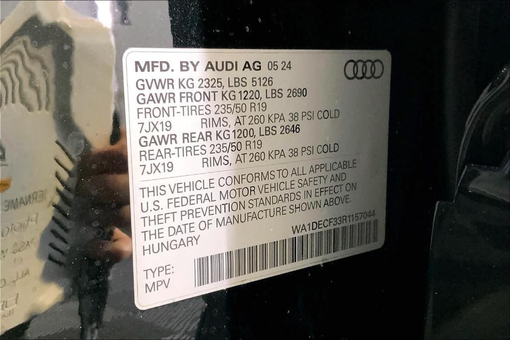 new 2024 Audi Q3 car, priced at $44,440