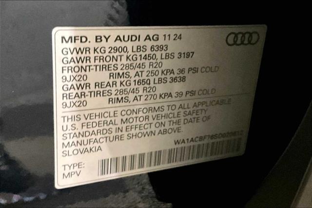 new 2025 Audi Q7 car, priced at $65,730