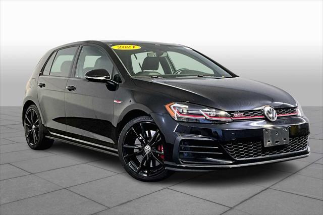 used 2021 Volkswagen Golf GTI car, priced at $25,988