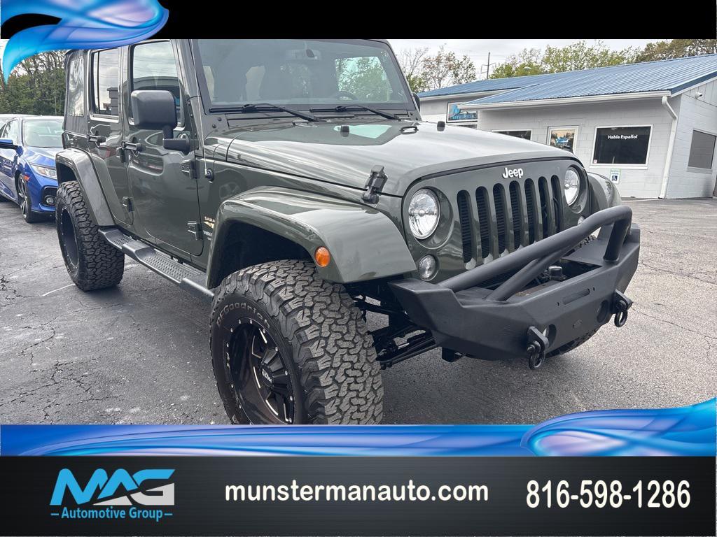 used 2015 Jeep Wrangler Unlimited car, priced at $15,975