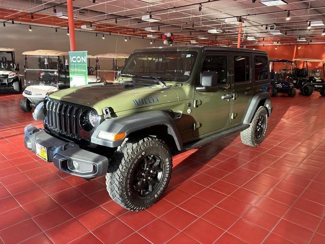 used 2021 Jeep Wrangler Unlimited car, priced at $31,395