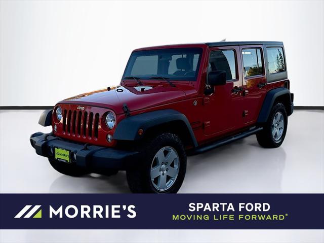 used 2015 Jeep Wrangler Unlimited car, priced at $16,885