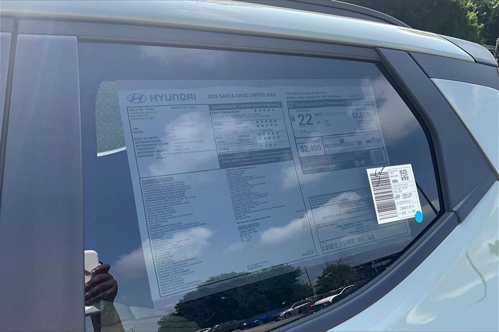 new 2025 Hyundai SANTA CRUZ car, priced at $41,214