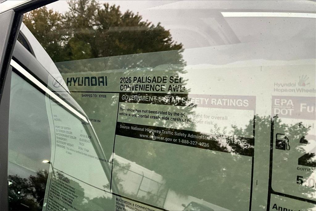new 2026 Hyundai Palisade car, priced at $44,409