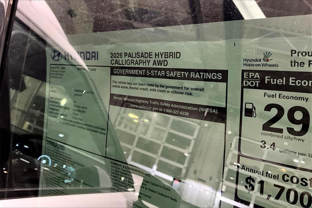 new 2026 Hyundai Palisade Hybrid car, priced at $58,420