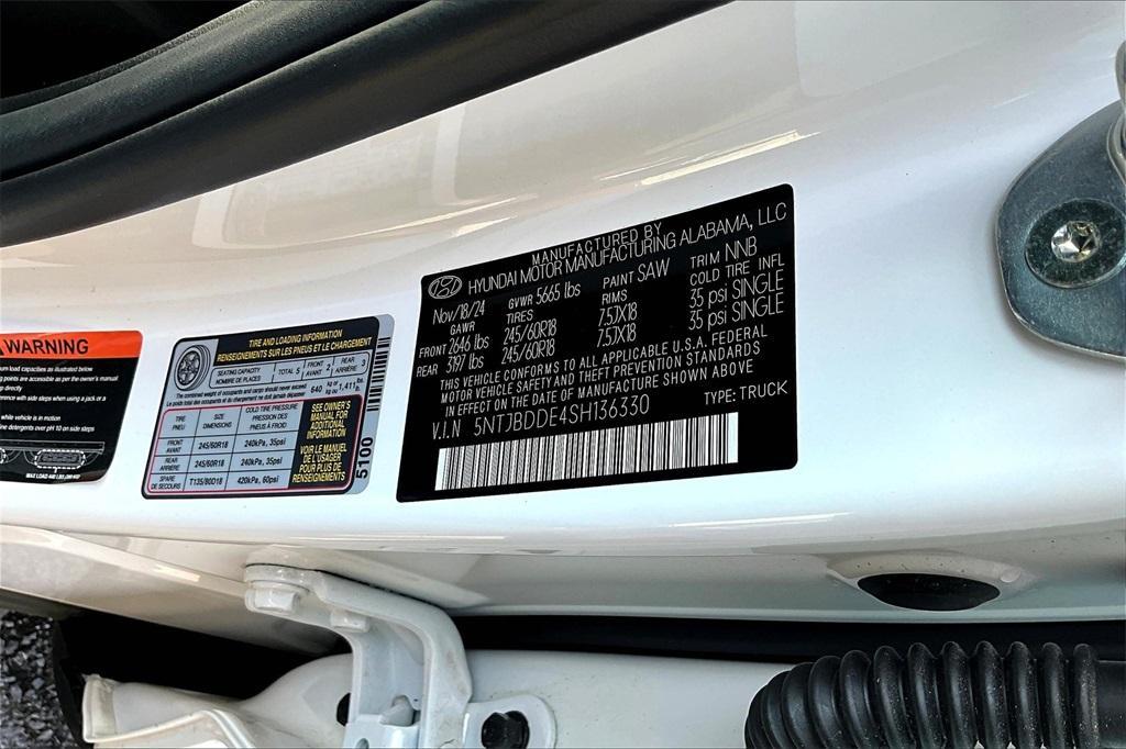 new 2025 Hyundai SANTA CRUZ car, priced at $30,160