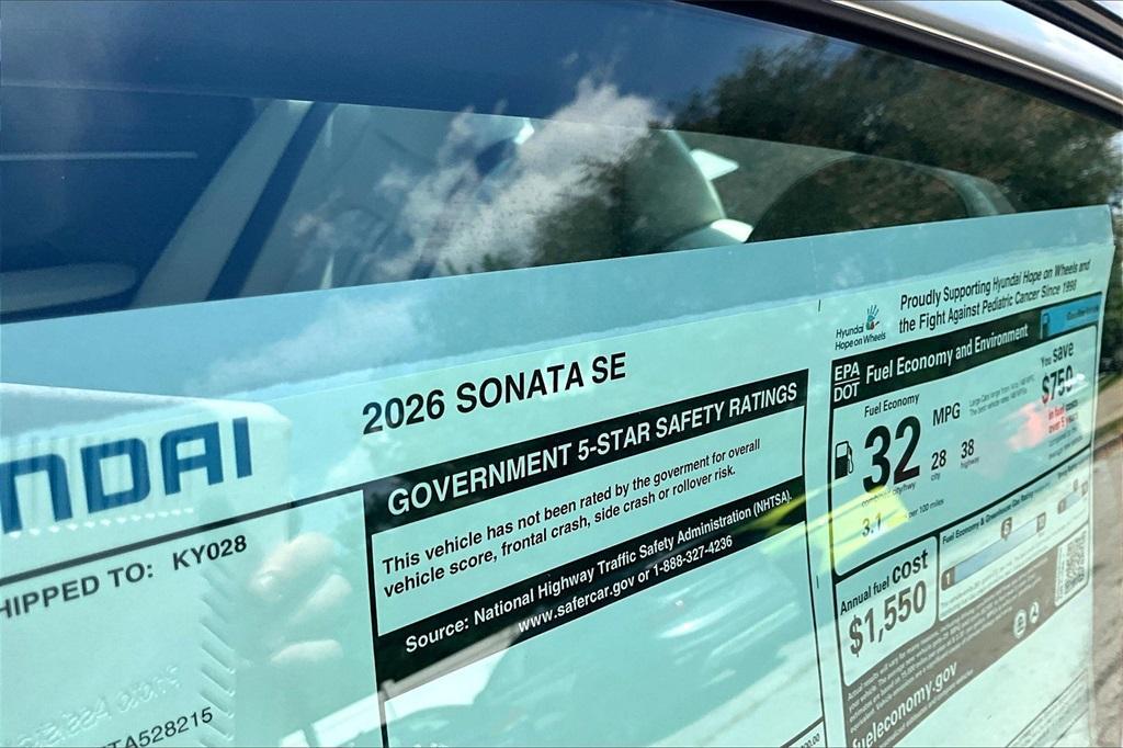 new 2026 Hyundai Sonata car, priced at $29,110