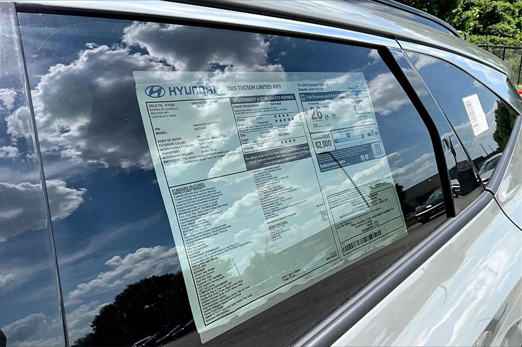 new 2025 Hyundai Tucson car, priced at $38,716
