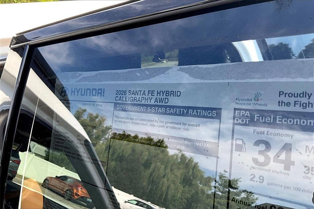 new 2026 Hyundai SANTA FE HEV car, priced at $51,577