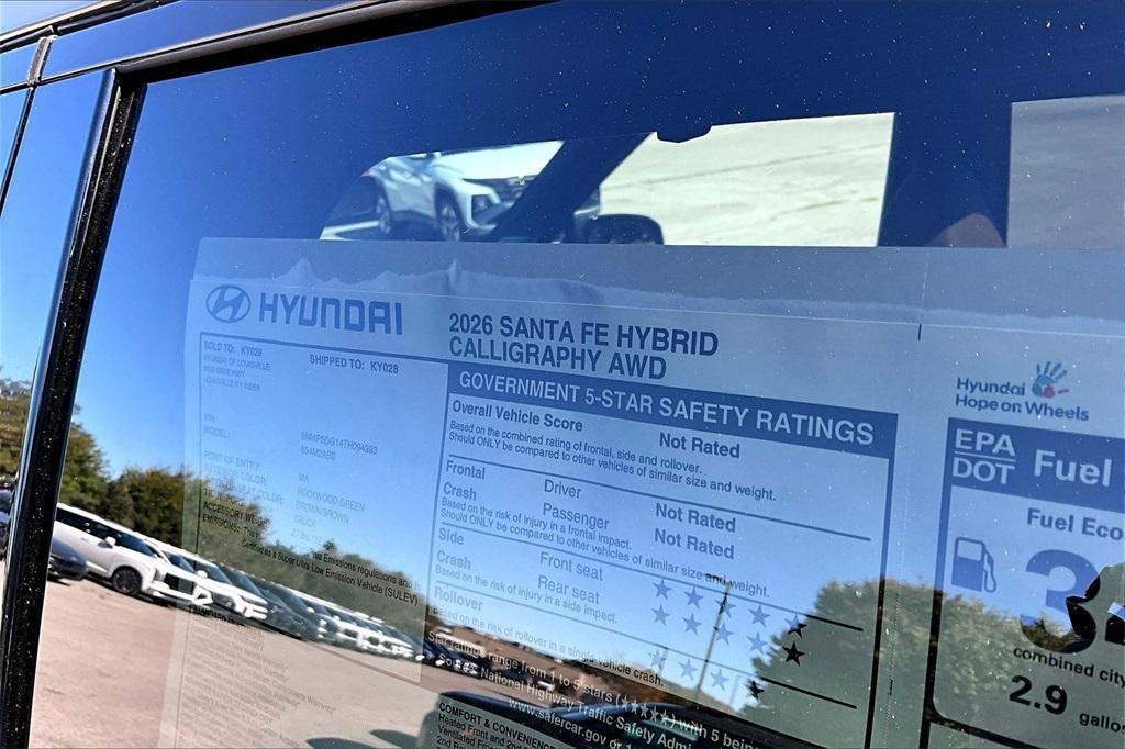 new 2026 Hyundai SANTA FE HEV car, priced at $46,882