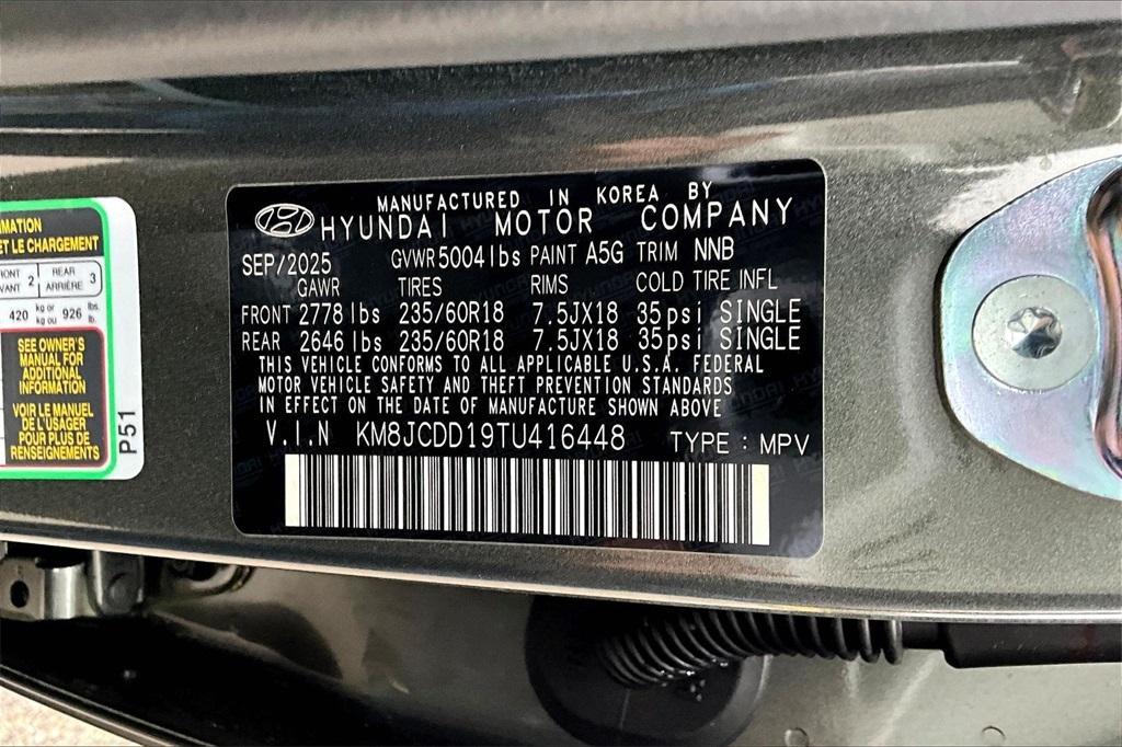 new 2026 Hyundai TUCSON Hybrid car, priced at $36,172