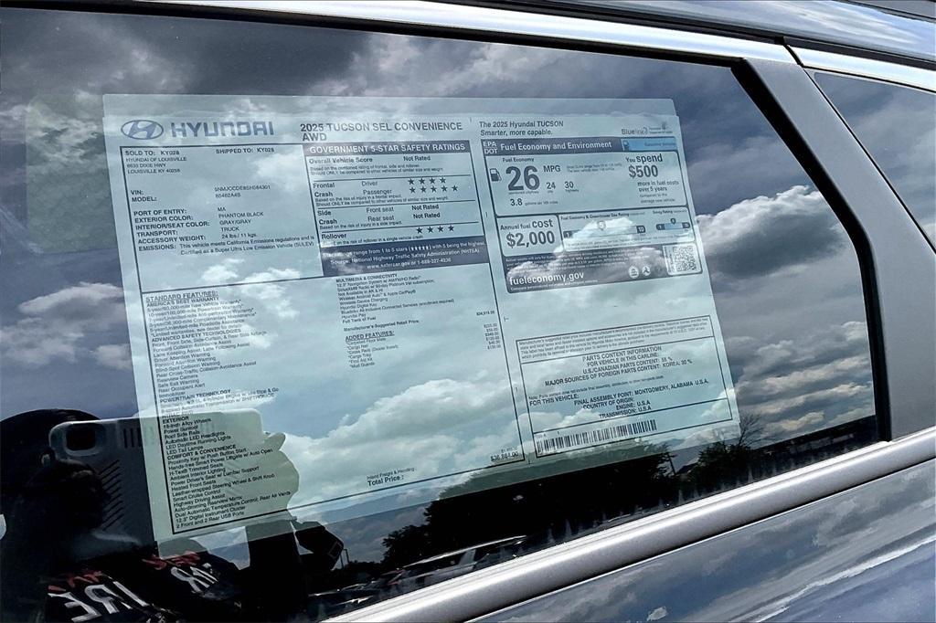 new 2025 Hyundai Tucson car, priced at $33,769