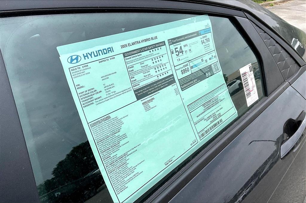 new 2025 Hyundai ELANTRA HEV car, priced at $26,529