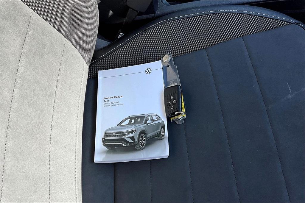 used 2024 Volkswagen Taos car, priced at $21,526