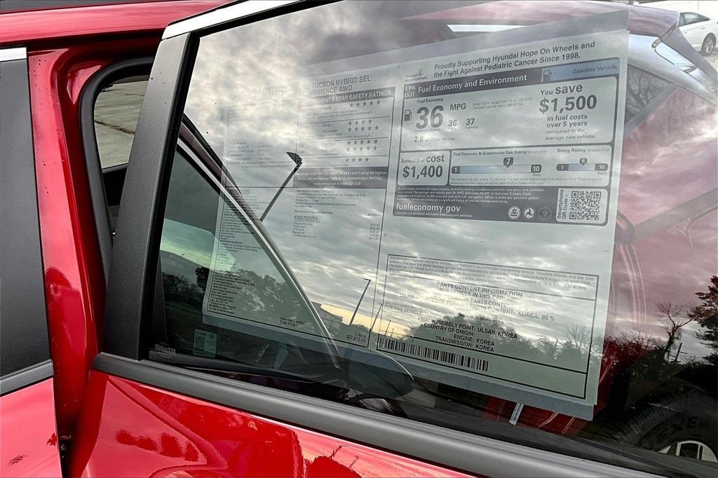 new 2026 Hyundai TUCSON Hybrid car, priced at $36,652