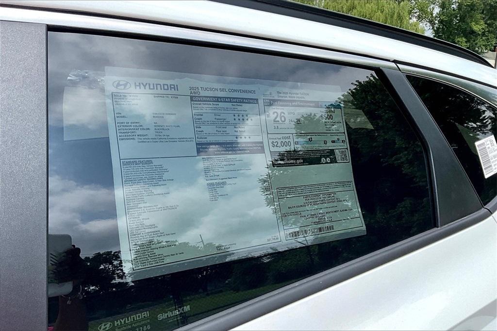 new 2025 Hyundai Tucson car, priced at $33,158