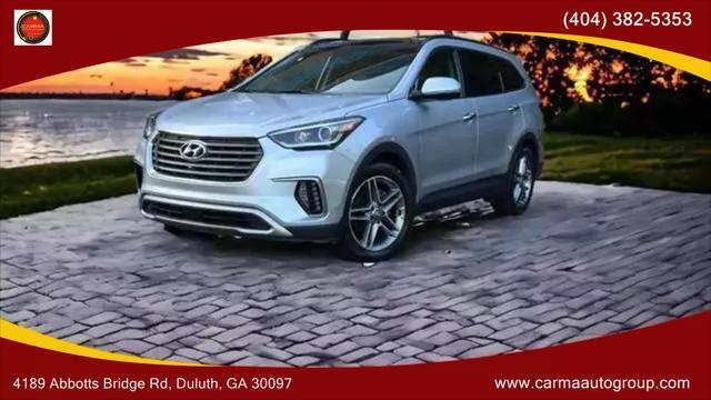 used 2018 Hyundai Santa Fe car, priced at $15,888