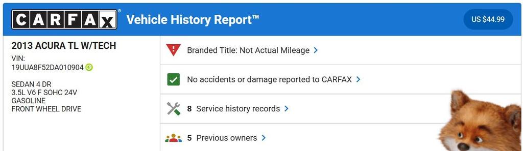 used 2013 Acura TL car, priced at $12,995