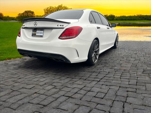 used 2018 Mercedes-Benz AMG C 43 car, priced at $25,988