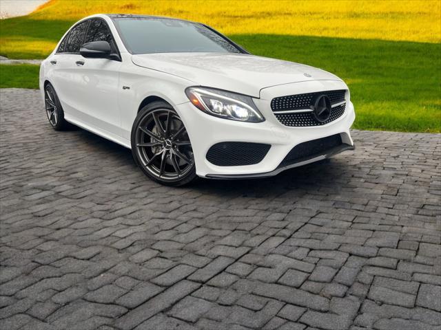 used 2018 Mercedes-Benz AMG C 43 car, priced at $25,988