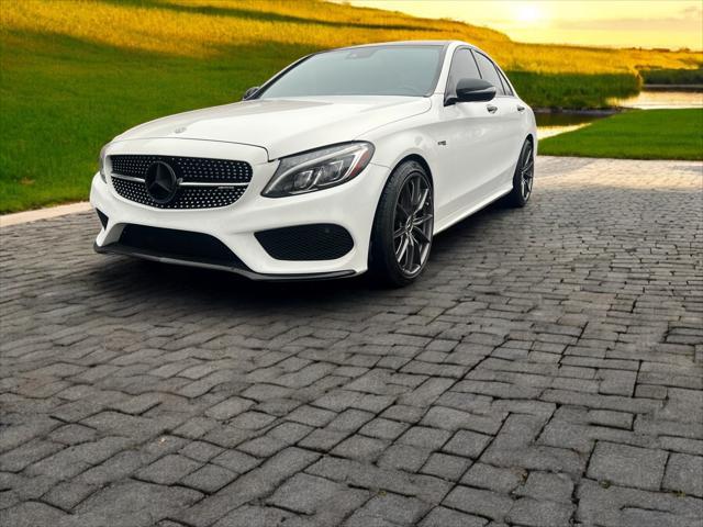 used 2018 Mercedes-Benz AMG C 43 car, priced at $25,988