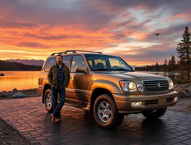 used 2002 Lexus LX 470 car, priced at $10,988