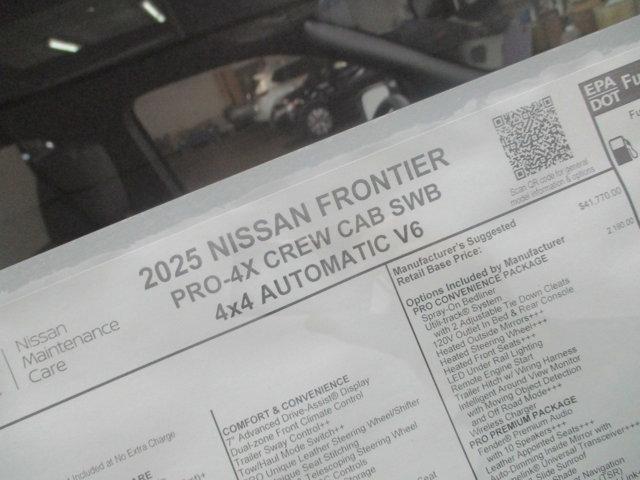 new 2025 Nissan Frontier car, priced at $48,181