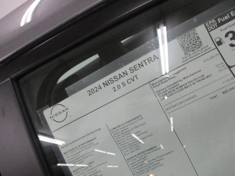 new 2024 Nissan Sentra car, priced at $21,585