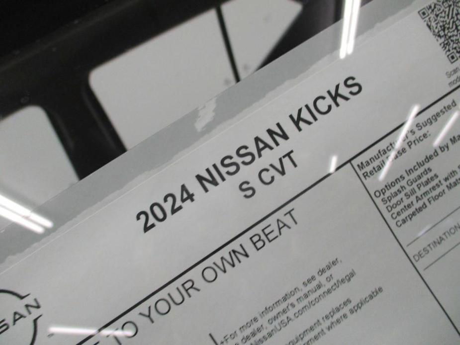 new 2024 Nissan Kicks car, priced at $21,540