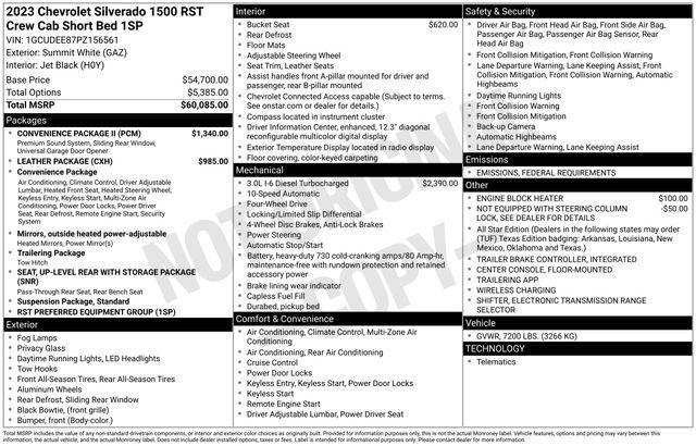used 2023 Chevrolet Silverado 1500 car, priced at $45,923