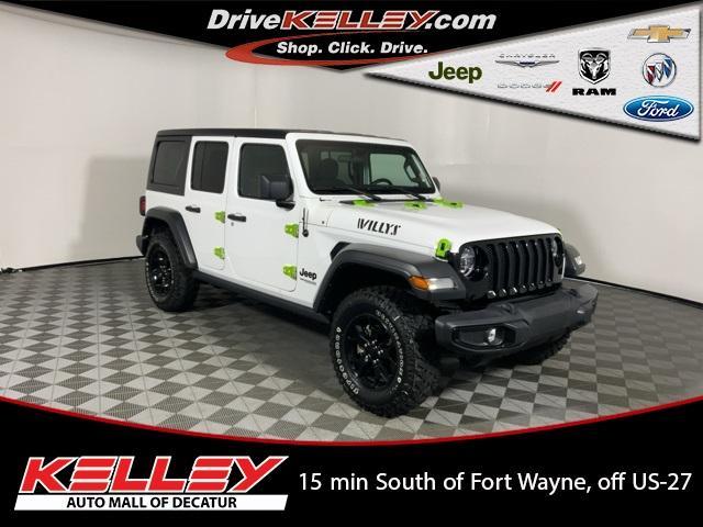 used 2021 Jeep Wrangler Unlimited car, priced at $33,500