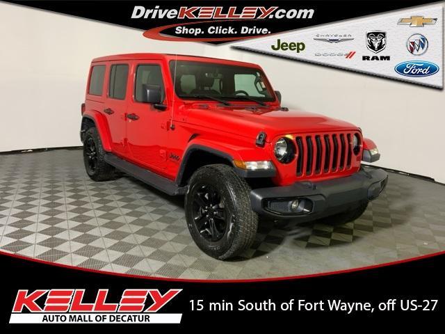 used 2021 Jeep Wrangler Unlimited car, priced at $31,275