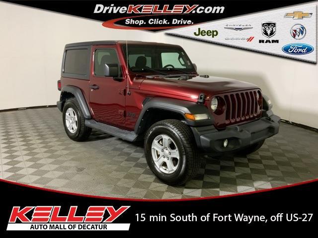 used 2021 Jeep Wrangler car, priced at $27,350