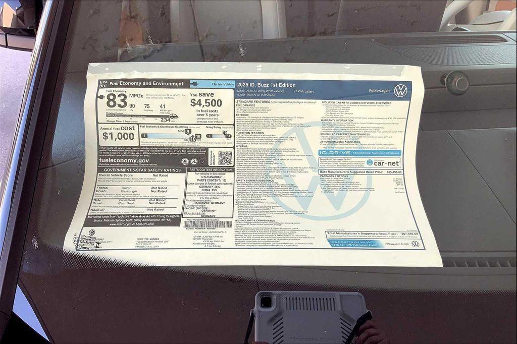 new 2025 Volkswagen ID. Buzz car, priced at $67,500