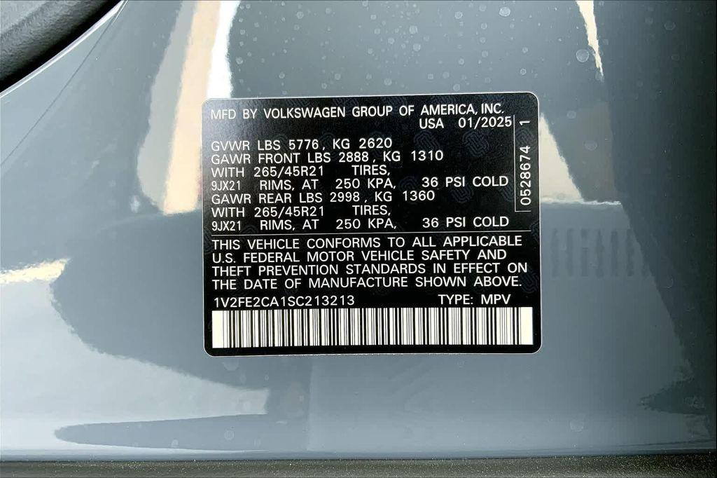new 2025 Volkswagen Atlas Cross Sport car, priced at $53,021