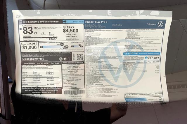 new 2025 Volkswagen ID. Buzz car, priced at $59,812